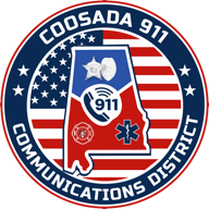 Coosada 911 Communications District seal
